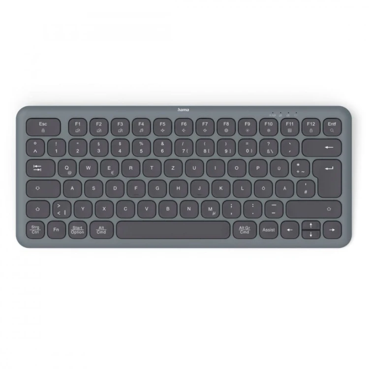 Hama Klawiatura WK-500 multi device Czarno-szara