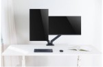 Techly Uchwyt na dwa monitory 17-32 cali 9kg biurkowy obrotowy gazowy