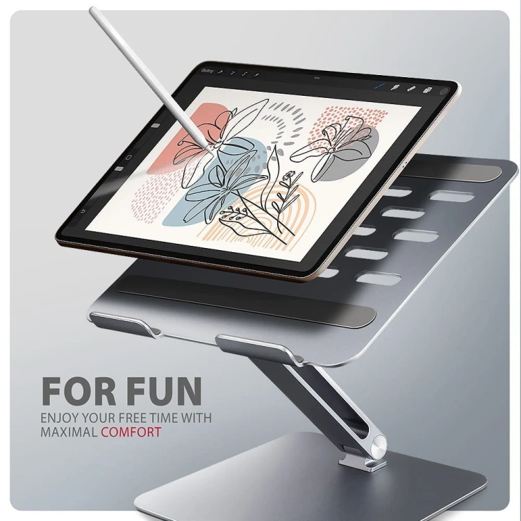 AXAGON STND-LQ Podstawa do laptopów aluminiowa 10-16" cali, regulowane kąty nachylenia