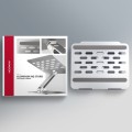 AXAGON STND-LQ Podstawa do laptopów aluminiowa 10-17.3 cali, regulowane kąty nachylenia, Szara