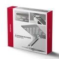 AXAGON STND-LQ Podstawa do laptopów aluminiowa 10-17.3 cali, regulowane kąty nachylenia, Szara