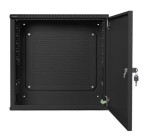 Lanberg Szafa instalacyjna rack wisząca 19 cali 6U+3U 540x200 niskoprofilowa (złożona) czarna