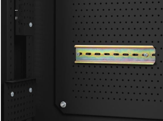 Lanberg Szafa instalacyjna rack wisząca 19 cali 6U+3U 540x200 niskoprofilowa (złożona) czarna