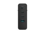 Natec Ładowarka sieciowa Ribera GAN 3xUSB-C + 1x USB-A 100W czarna