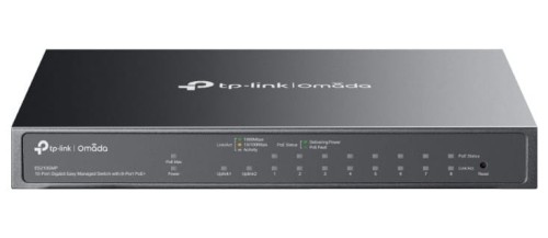 TP-LINK Przełącznik ES210GMP Omada 10-Port Gigabit Easy Managed Switch with 8-Port PoE+