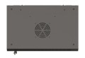 Lanberg Szafa instalacyjna rack wisząca 19" 4U 540x350 czarna drzwi   przeszklone ( flat pack)