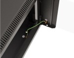 Lanberg Szafa instalacyjna rack wisząca 19" 6U 540x350 czarna drzwi  przeszklone ( flat pack)