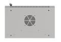 Lanberg Szafa instalacyjna rack wisząca 19" 6U 540x350 szara drzwi przeszklone ( flat pack)