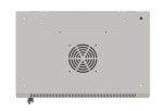 Lanberg Szafa instalacyjna rack wisząca 19" 6U 540x350 szara drzwi przeszklone ( flat pack)