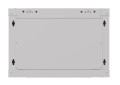 Lanberg Szafa instalacyjna rack wisząca 19" 6U 540x350 szara drzwi przeszklone ( flat pack)