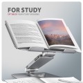AXAGON STND-LR Podstawa do laptopów aluminiowa 10-17.3 cala regulowane kąty nachylenia, obrót o 360 stopni, Szara
