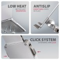 AXAGON STND-LR Podstawa do laptopów aluminiowa 10-17.3 cala regulowane kąty nachylenia, obrót o 360 stopni, Szara