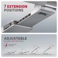 AXAGON STND-LR Podstawa do laptopów aluminiowa 10-17.3 cala regulowane kąty nachylenia, obrót o 360 stopni, Szara