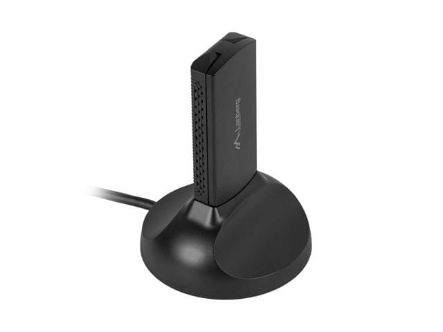 Lanberg Karta sieciowa bezprzewodowa WIFI NC-3000-WI USB 3.0 AX3000 TRI-BAND 2 wewnętrzne anteny