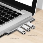 LogiLink Smukły HUB USB-C do 1x USB-A 3.0 3xUSB-A 2.0