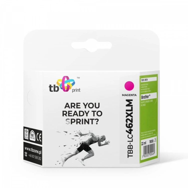 TB Print Tusz do Brother MFC-J3540DW TBB-LC462XLM 100% nowy magenta