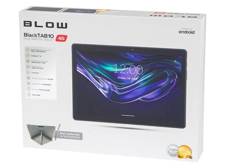 BLOW Tablet BlackTAB10 4/128GB 4G LTE 10 cali Czarny