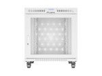 Lanberg Szafa instalacyjna rack stojąca 19 cali 15U 800x1000 drzwi perforowane LCD szara (Flat pack)