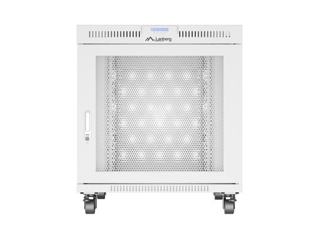 Lanberg Szafa instalacyjna rack stojąca 19 cali 15U 800x1000 drzwi perforowane LCD szara (Flat pack)