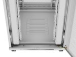 Lanberg Szafa instalacyjna rack stojąca 19 cali 27U 800x1000 drzwi perforowane LCD szara (Flat pack)