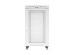 Lanberg Szafa instalacyjna rack stojąca 19 cali 27U 800x1000 drzwi perforowane LCD szara (Flat pack)