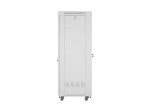 Lanberg Szafa instalacyjna rack stojąca 19 cali 42U 600x800 drzwi perforowane LCD szara (Flat pack)
