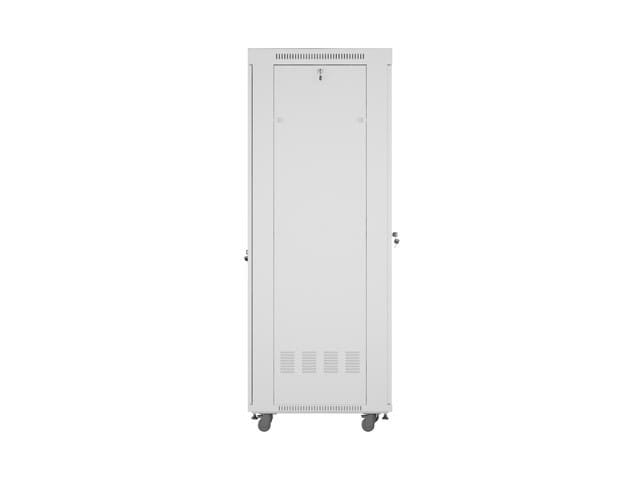 Lanberg Szafa instalacyjna rack stojąca 19 cali 42U 600x800 drzwi perforowane LCD szara (Flat pack)