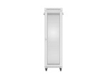 Lanberg Szafa instalacyjna rack stojąca 19 cali 42U 600x800 drzwi perforowane LCD szara (Flat pack)