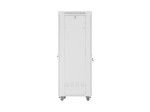 Lanberg Szafa instalacyjna rack stojąca 19 cali 42U 600x800 drzwi perforowane LCD szara (Flat pack)