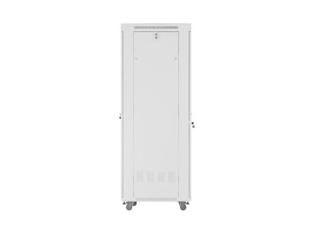 Lanberg Szafa instalacyjna rack stojąca 19 cali 42U 600x800 drzwi perforowane LCD szara (Flat pack)