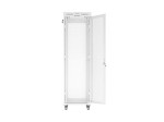 Lanberg Szafa instalacyjna rack stojąca 19 cali 42U 600x800 drzwi perforowane LCD szara (Flat pack)