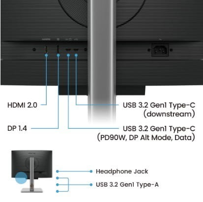 Benq Monitor 24 cale RD240Q WQXGA 5ms/IPS/1200:1/HDMI/DP