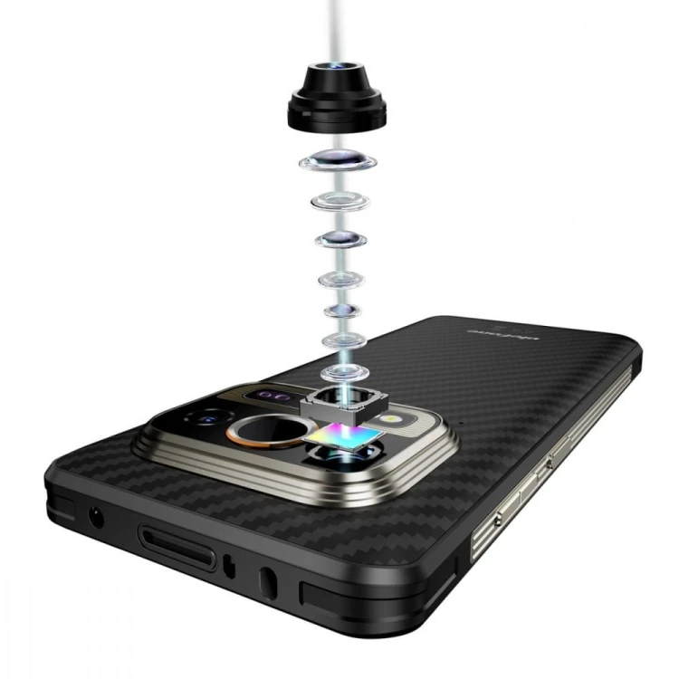 ULEFONE Smartfon Armor 25T 4G 6/256GB IP69K termowizja Frost Black