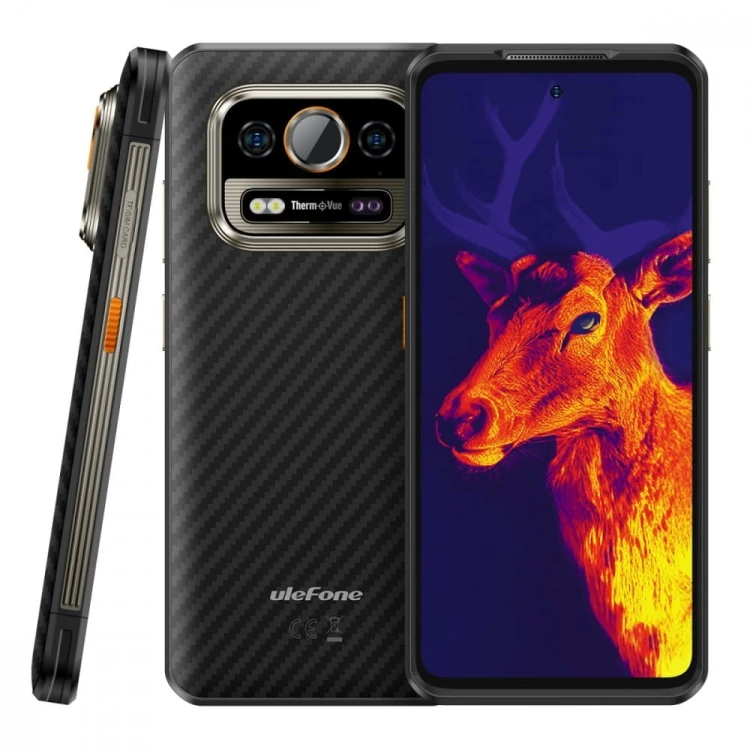 ULEFONE Smartfon Armor 25T 4G 6/256GB IP69K termowizja Frost Black