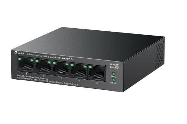 TP-LINK Przełącznik 5xGE PoE+ LS105GP