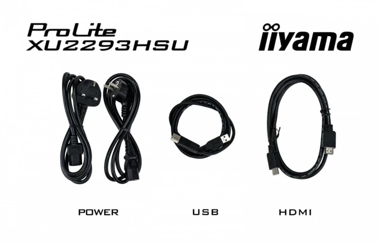 IIYAMA Monitor 22 cale XU2293HSU-B7,IPS,100Hz,FHD,HDMI,DP,300cd