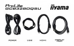 IIYAMA Monitor 32 cale GCB3280QSU-B2,VA,QHD,180Hz,1500R,0.2ms,4xUSB,350cd