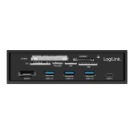 LogiLink Multifunkcyjny panel 5,25' z czyt. kart