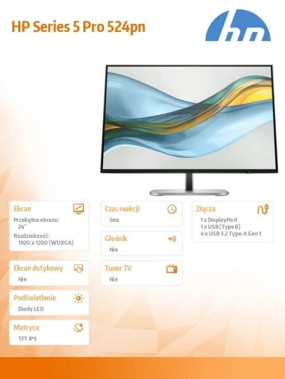 HP Inc. Monitor S5 Pro 524pn WUXGA         9D9A7AA#ABB