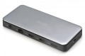 Digitus Stacja dokująca USB-C 11 portowa, max. 4K/60Hz z HDR, HDMI, DP, max. 3 monitory (MST), USB-C 3.2 Gen2, Gigabit Ethernet, SD/Micro SD, DC 150W