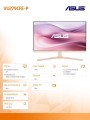 Asus Monitor 27 cali VU279CFE-G VU IPS 100Hz HDMI USB-C 15W