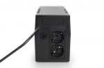 Digitus UPS Line-Ineractive LED BASIC, 600VA/360W, 1x12V/7Ah, AVR, 2x Schuko CEE 7/3
