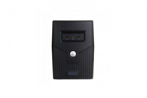 Digitus UPS Line-Ineractive LED BASIC, 800VA/480W, 1x12V/9A, AVR, 2x Schuko CEE 7/3