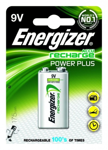 Energizer Akumulator Power Plus 9V 6LR61 175 mAh 1 szt. blister