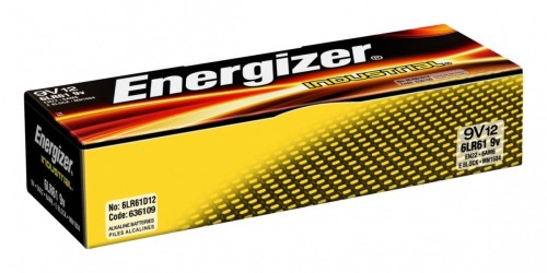 Energizer Bateria Industrial alkaliczna 9V 6LR61 12 szt. Bulk