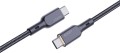 AUKEY CB-KCC101 kabel USB-C - USB-C 1m 100W PD 5A 20V kevlar + nylonowy oplot