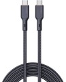 AUKEY CB-KCC101 kabel USB-C - USB-C 1m 100W PD 5A 20V kevlar + nylonowy oplot