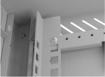 Lanberg Szafa instalacyjna rack wisząca 10 cali 4U 300x300 szara