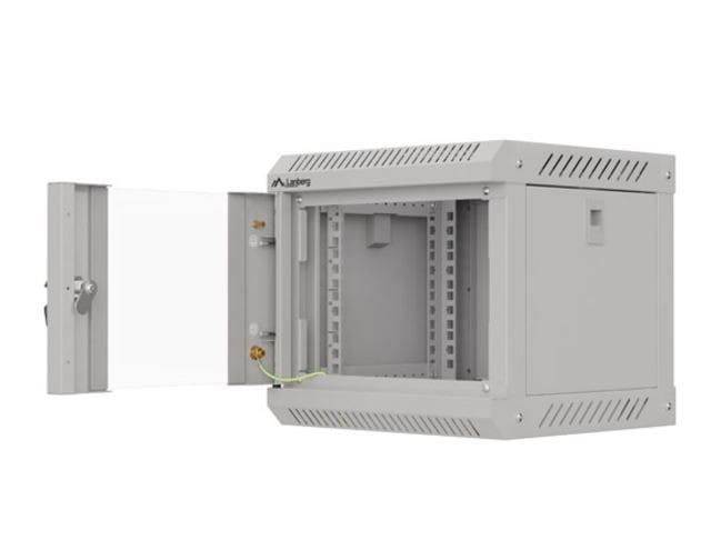Lanberg Szafa instalacyjna rack wisząca 10 cali 4U 300x300 szara