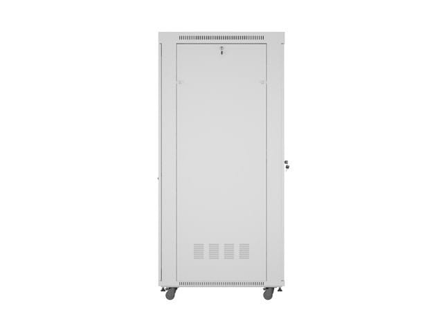 Lanberg Szafa instalacyjna rack stojąca 19 cali 42U 800x1000 drzwi perforowane LCD szara (Flat pack)